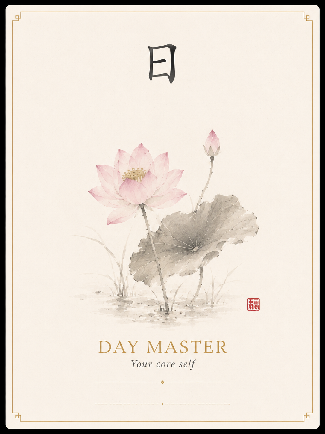Day Master card